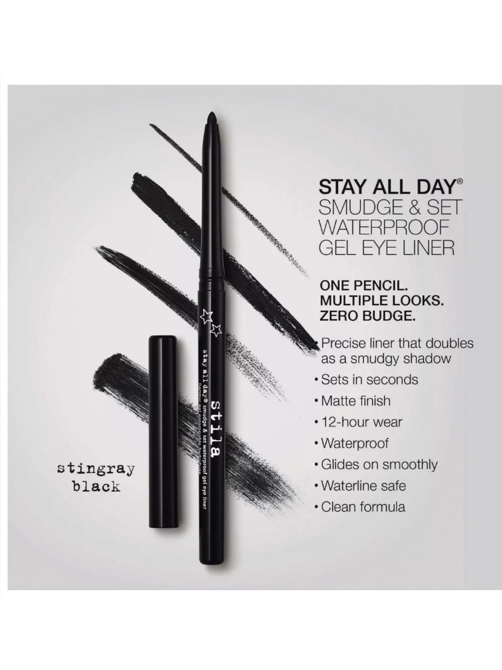 🎉SALE Stila Stingray Black Waterproof Gel Eyeliner - Picture 4 of 9